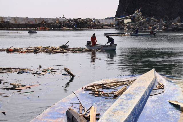 Recovery / A member of JF / Shimanokosi port / Cleaning