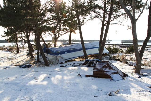 Damage / Taneichi office of Iwate Sea-Farming Association / Product promotion center / Seaside park