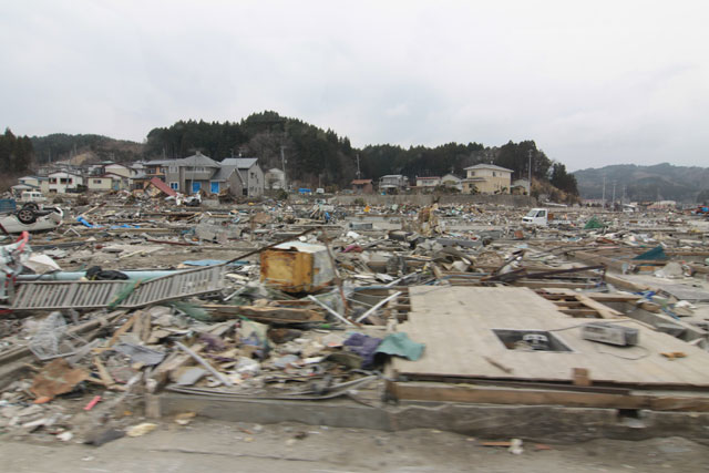 Apr, 2011 / Photography from helicopter of Japan Ground Self-Defense Force / Aerial photography