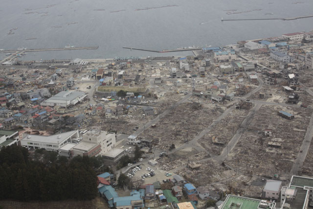 Apr, 2011 / Photography from helicopter of Japan Ground Self-Defense Force / Aerial photography