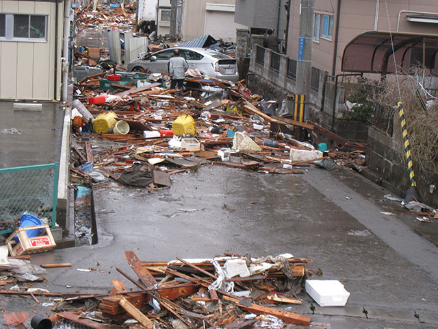 Orikasa area / Photograph of before and after earthquake / 4 Nagasaki, Yamada