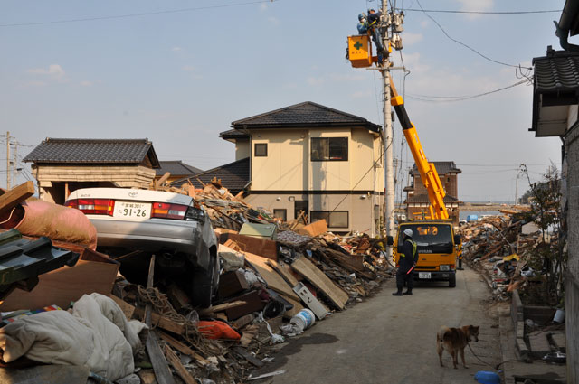 Offered pfotograph by townsperson Earthquake / 29 Mar / Yoshidahama coast