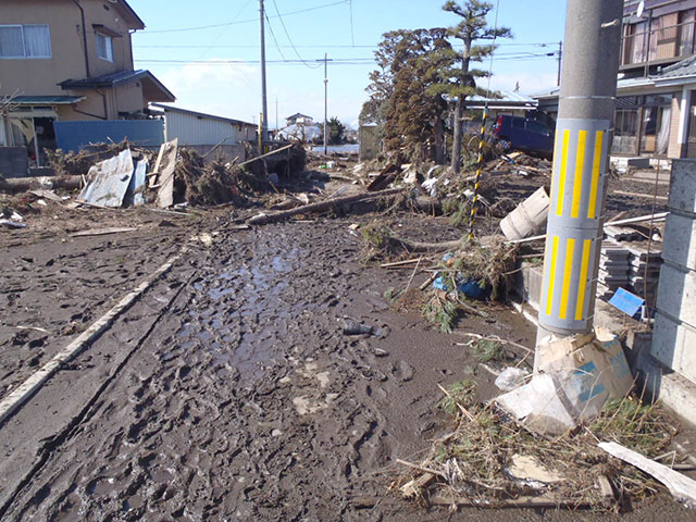 Wakabayashi / Municipal road / Damage