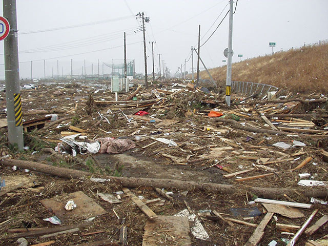 Wakabayashi / Municipal road / Damage