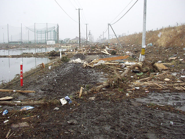 Wakabayashi / Municipal road / Damage