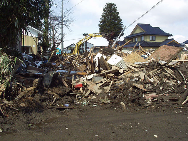 Wakabayashi / Municipal road / Damage