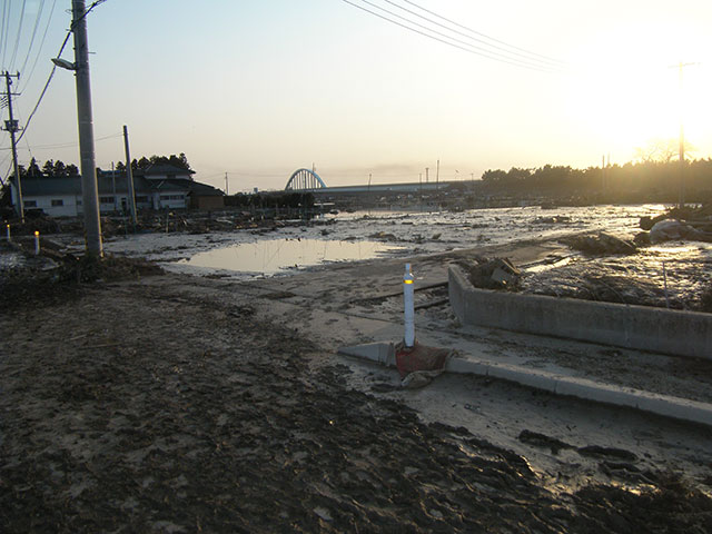 Wakabayashi / Municipal road / Damage