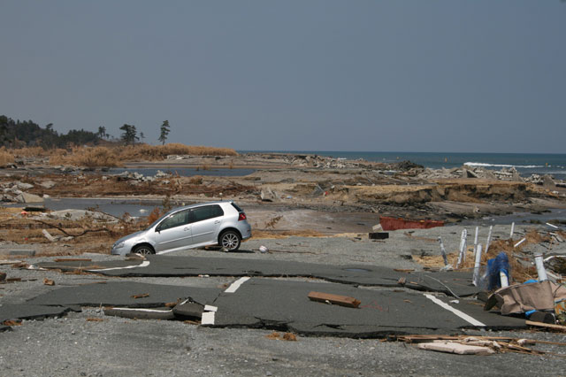 Damaged state / Rachihama area 