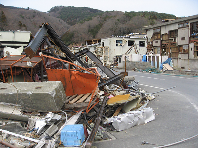 Damage / Around Onagawa port