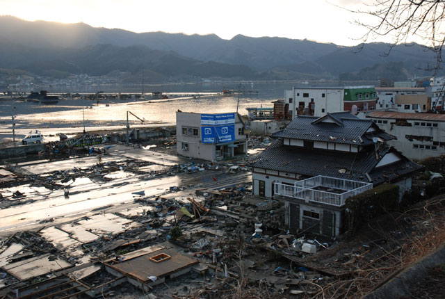 被災 大船渡町字台地内