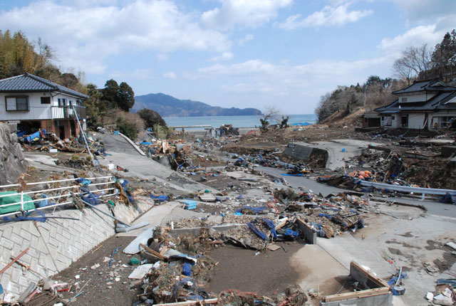 被災 三陸町綾里