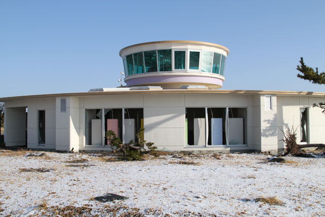 被災 岩手県栽培漁業協会種市事業所 物産館 海浜公園