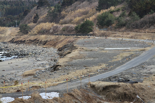 被災 岩手県栽培漁業協会種市事業所 物産館 海浜公園