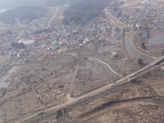 平成23年3月13日 岩手県防災ヘリひめかみ