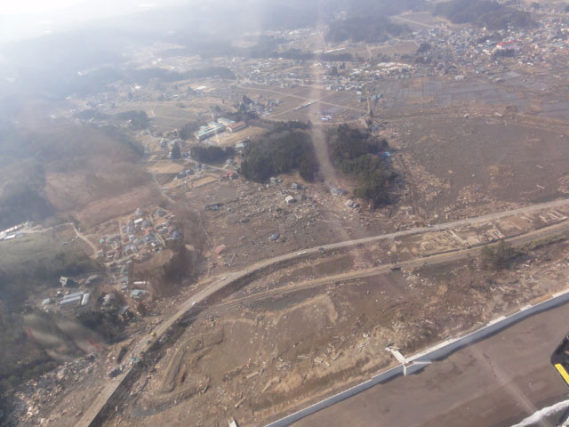 平成23年3月13日 岩手県防災ヘリひめかみ