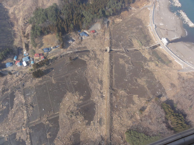 岩手県防災ヘリ ひめかみ 空撮 航空写真