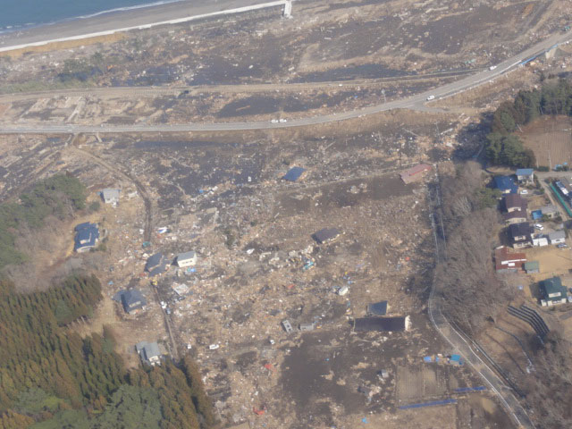 平成23年3月13日 岩手県防災ヘリひめかみ