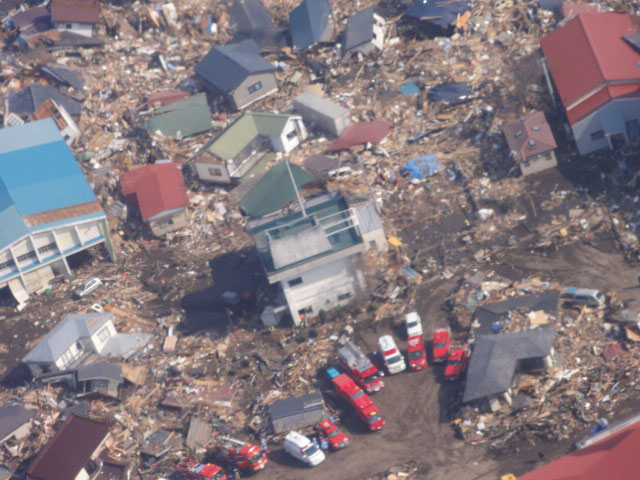 岩手県防災ヘリ ひめかみ 空撮 航空写真