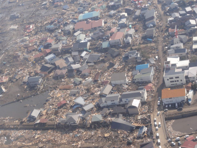 平成23年3月13日 岩手県防災ヘリひめかみ