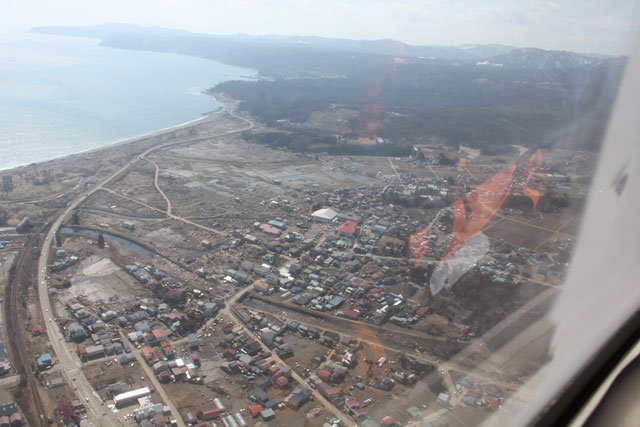 平成23年3月24日 野田村(浜松市消防局はまかぜ）