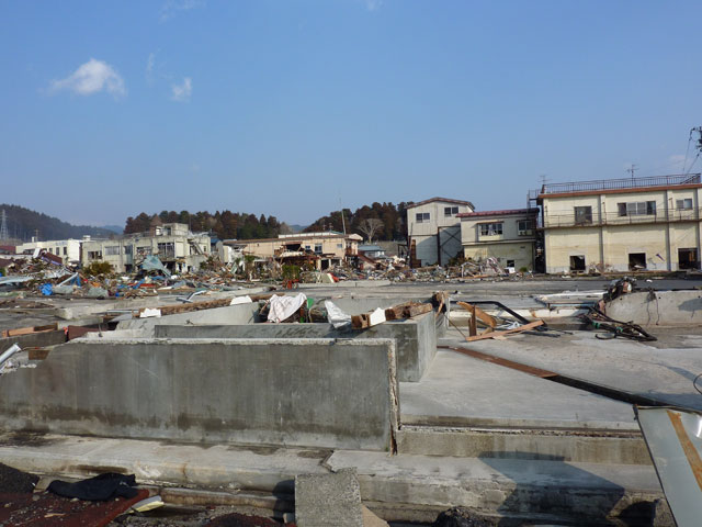 山田町 平成23年3月12日 八幡町しんきん