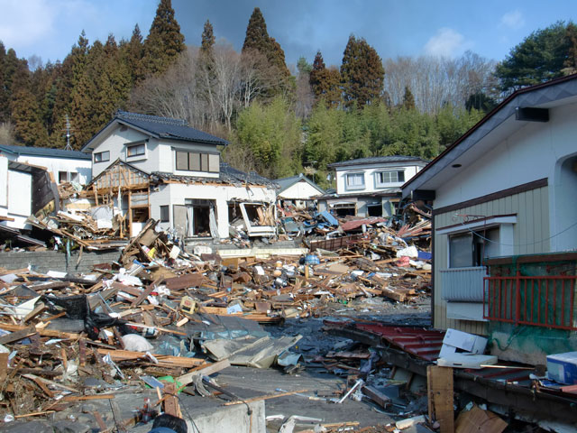 農林課提供 平成23年3月12日 地震