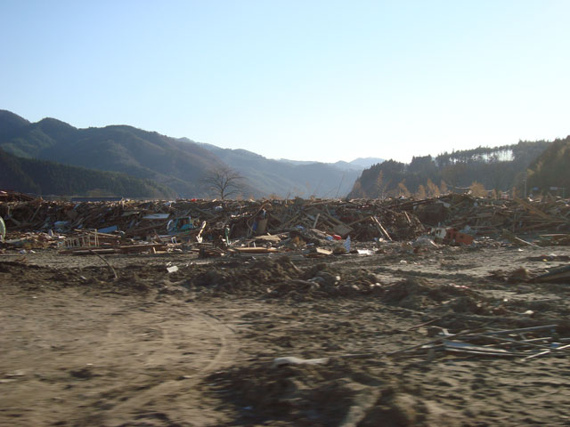 沿岸部視察写真 陸前高田