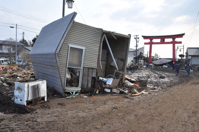 久慈支部 平成23年3月13日 野田村の被害