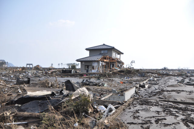 久慈支部 平成23年3月13日 野田村の被害