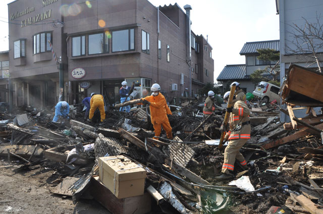 久慈支部 平成23年3月13日 野田村の被害