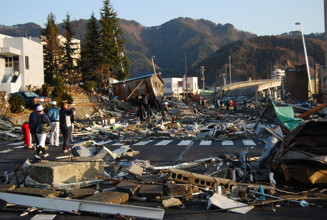 釜石 青紀土木 平成23年3月12日