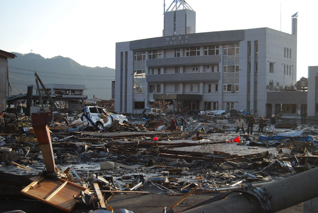 釜石 青紀土木 平成23年3月12日