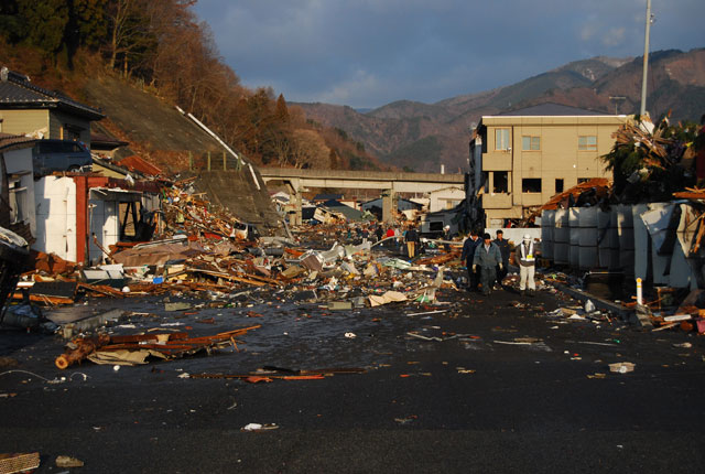 釜石 青紀土木 平成23年3月12日