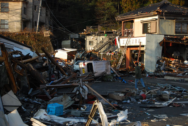 釜石 青紀土木 平成23年3月12日