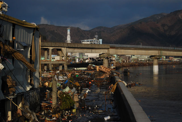 釜石 青紀土木 平成23年3月12日