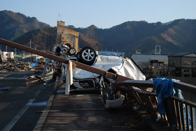 釜石 青紀土木 平成23年3月12日