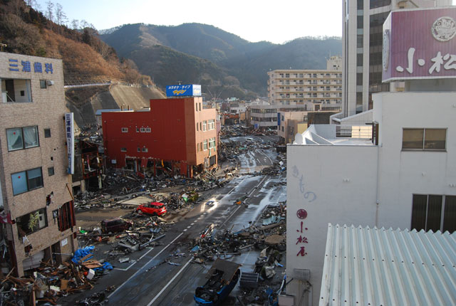 釜石 青紀土木 平成23年3月12日