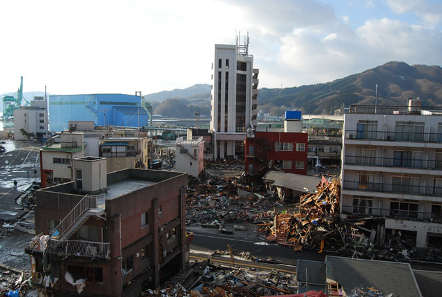 釜石 青紀土木 平成23年3月12日