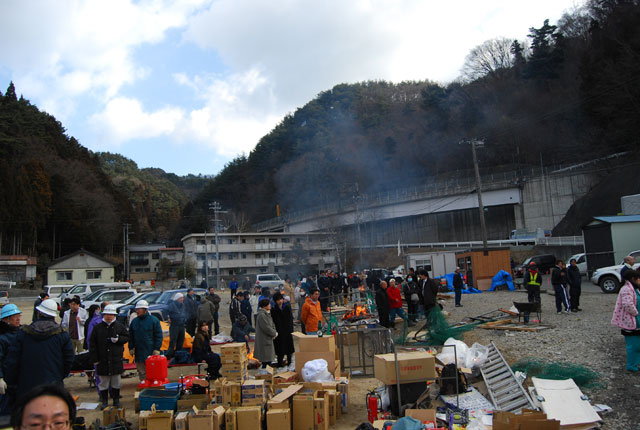 釜石 青紀土木 平成23年3月12日