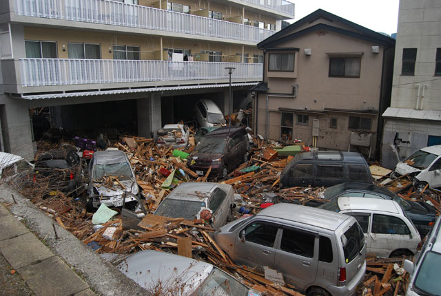 釜石 青紀土木 平成23年3月12日