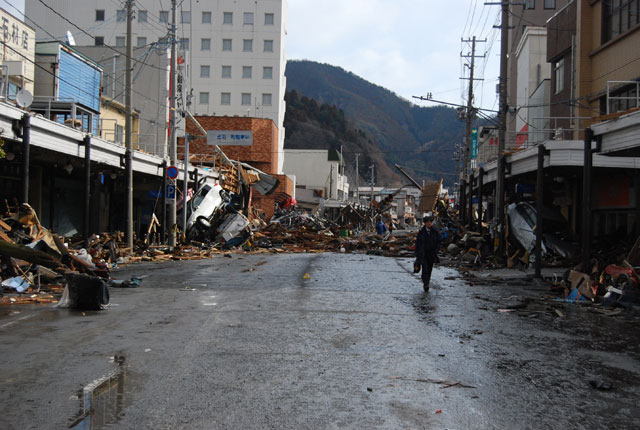 釜石 青紀土木 平成23年3月12日