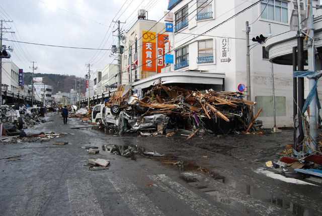 釜石 青紀土木 平成23年3月12日