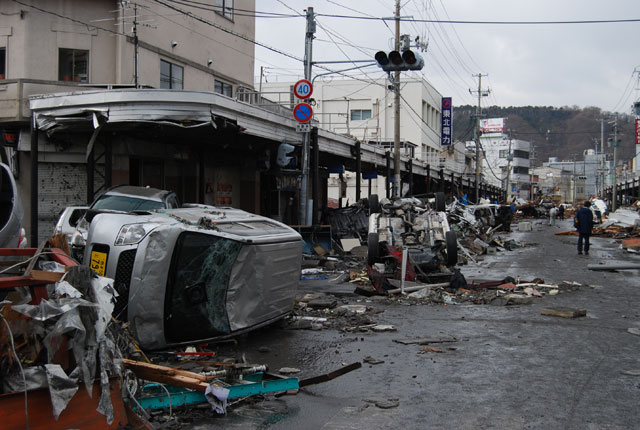 釜石 青紀土木 平成23年3月12日