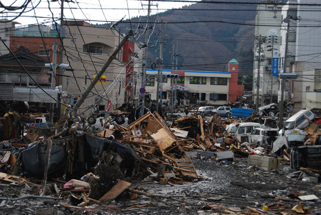 釜石 青紀土木 平成23年3月12日