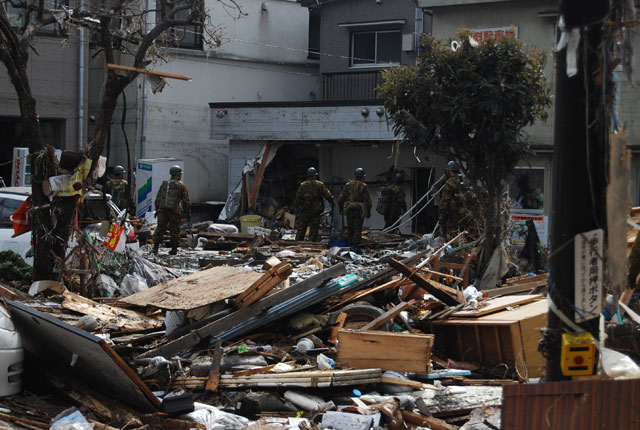 釜石 青紀土木 平成23年3月12日