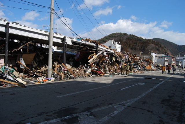 釜石 青紀土木 平成23年3月12日