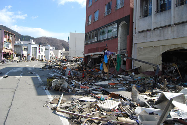 釜石 青紀土木 平成23年3月12日