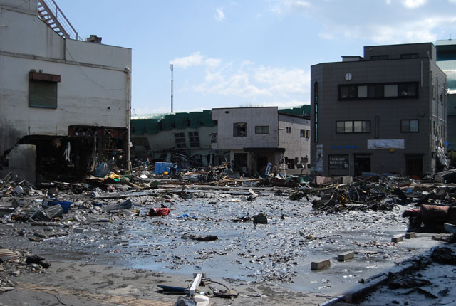 釜石 青紀土木 平成23年3月12日