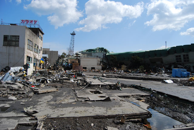 釜石 青紀土木 平成23年3月12日