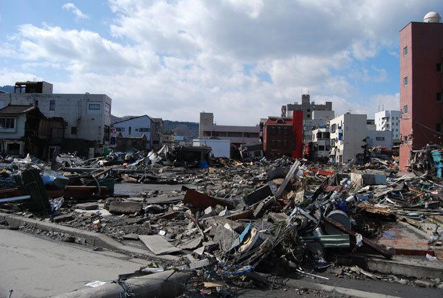 釜石 青紀土木 平成23年3月12日